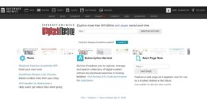 What is Wayback Machine?